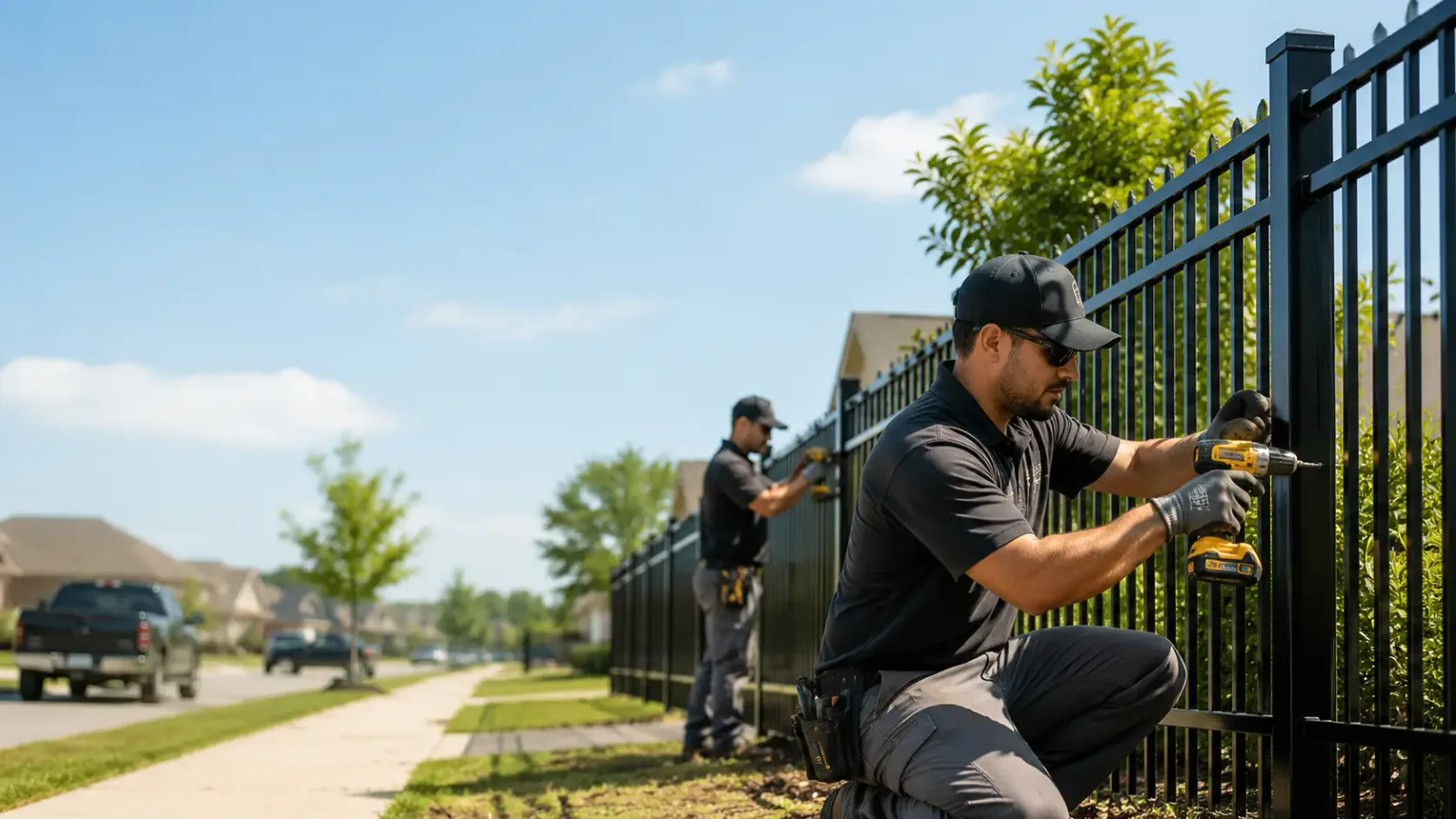 Metal Fence Installation in Hobe Sound, FL